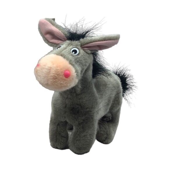 Vtg Rumpelstiltskin Toys I WANNA B. The Jackass Donkey Animatronic Plush 9"x12" - Picture 1 of 12